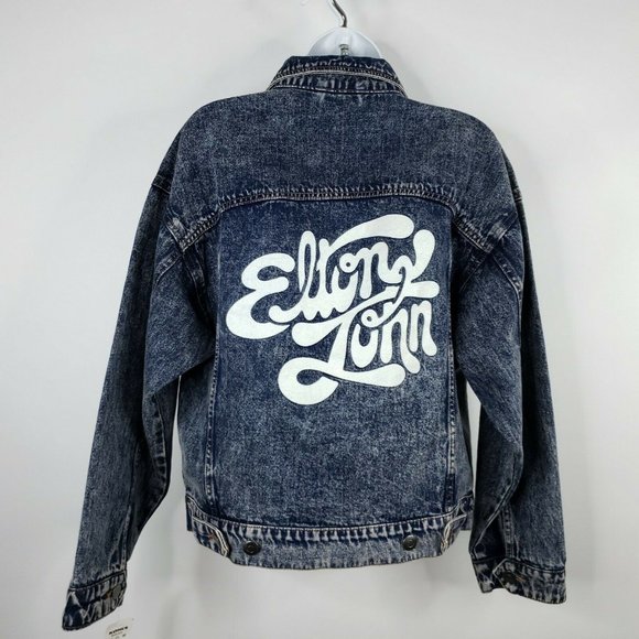 elton john jeans jacket